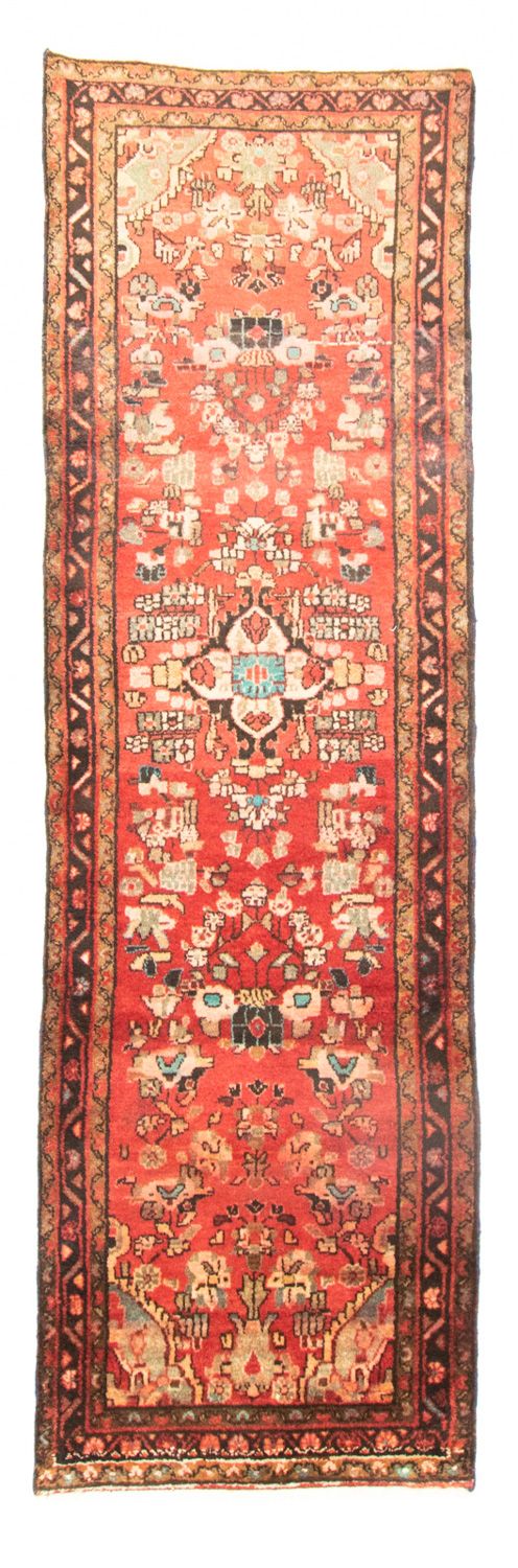 Løper Persisk teppe - Nomadisk - 288 x 84 cm - oransje