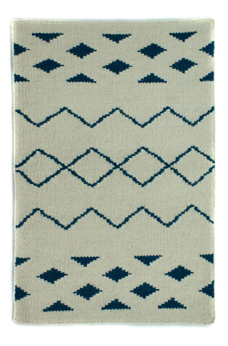 Moderne kilim Teppe 95x62cm - Ullteppe