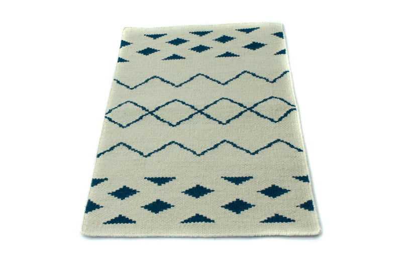 Moderne kilim Teppe 95x62cm - Ullteppe