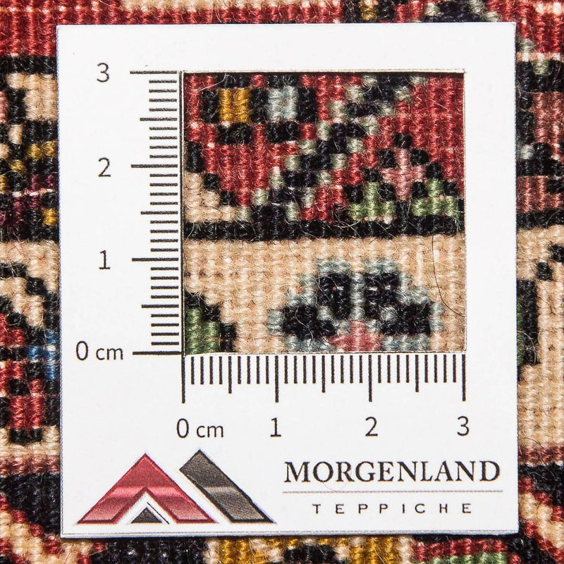 Løper Persisk teppe - Bijar - 301 x 87 cm - rød