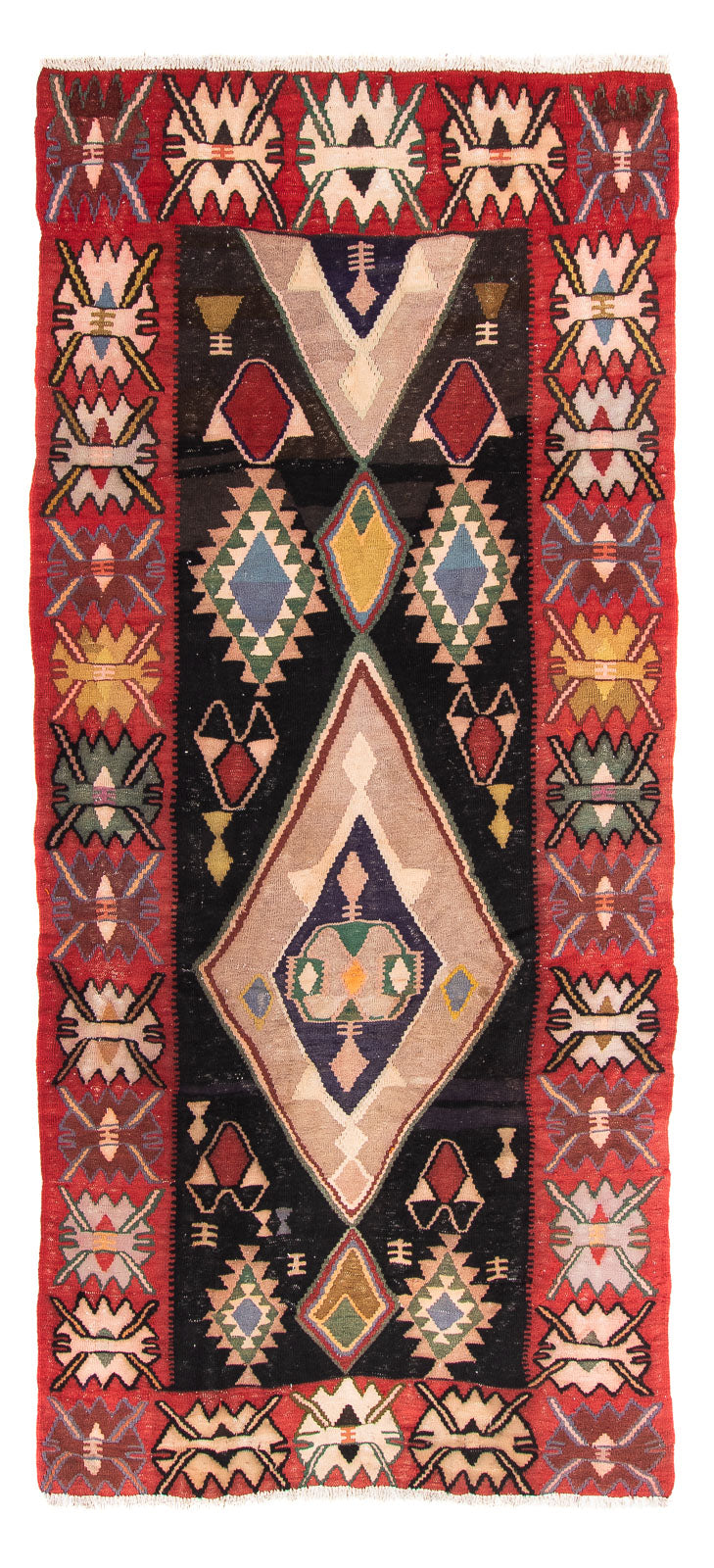 Antikk kilim Teppe 150x300cm