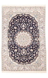 Persisk teppe - Nain - Premium - 150 x 97 cm - mørkeblå – product image