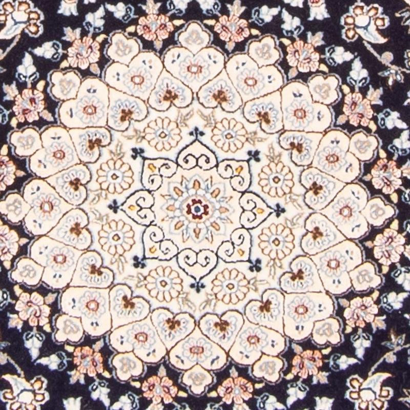 Persisk teppe - Nain - Premium - 150 x 97 cm - mørkeblå