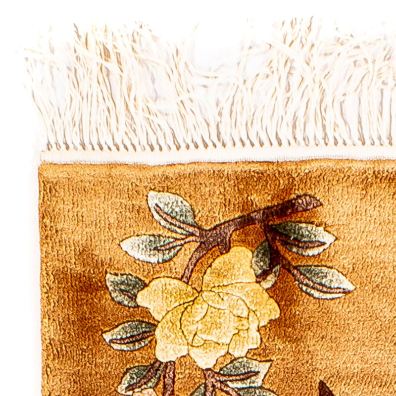 Kinesisk silke Teppe 32x54cm - Orientalsk teppe