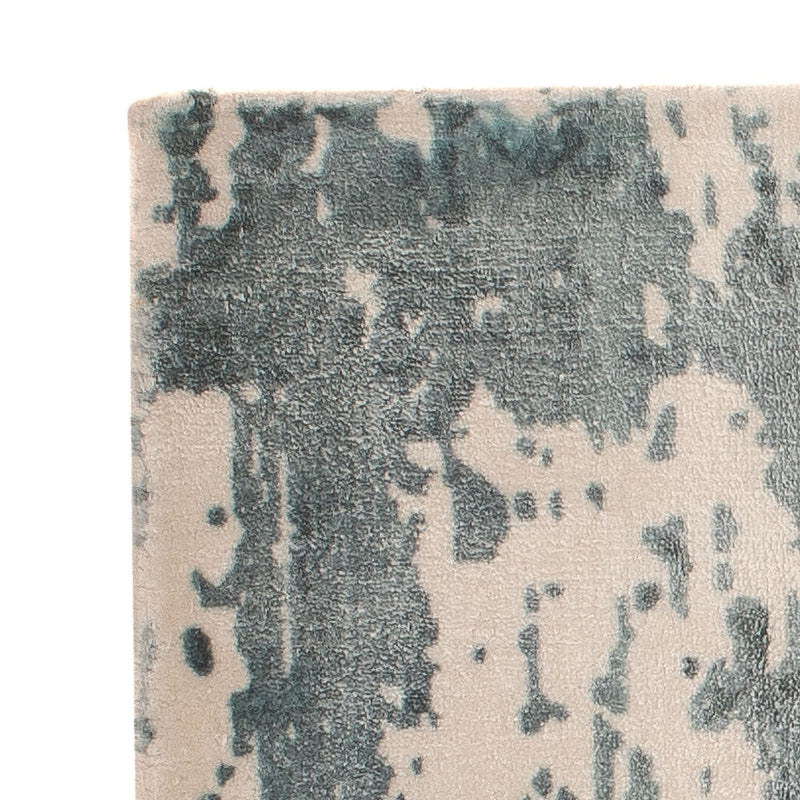 Viskose teppe square  - 55 x 51 cm - flerfarget