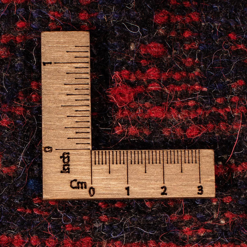 Balutsj-teppe - 132 x 79 cm - mørk rød