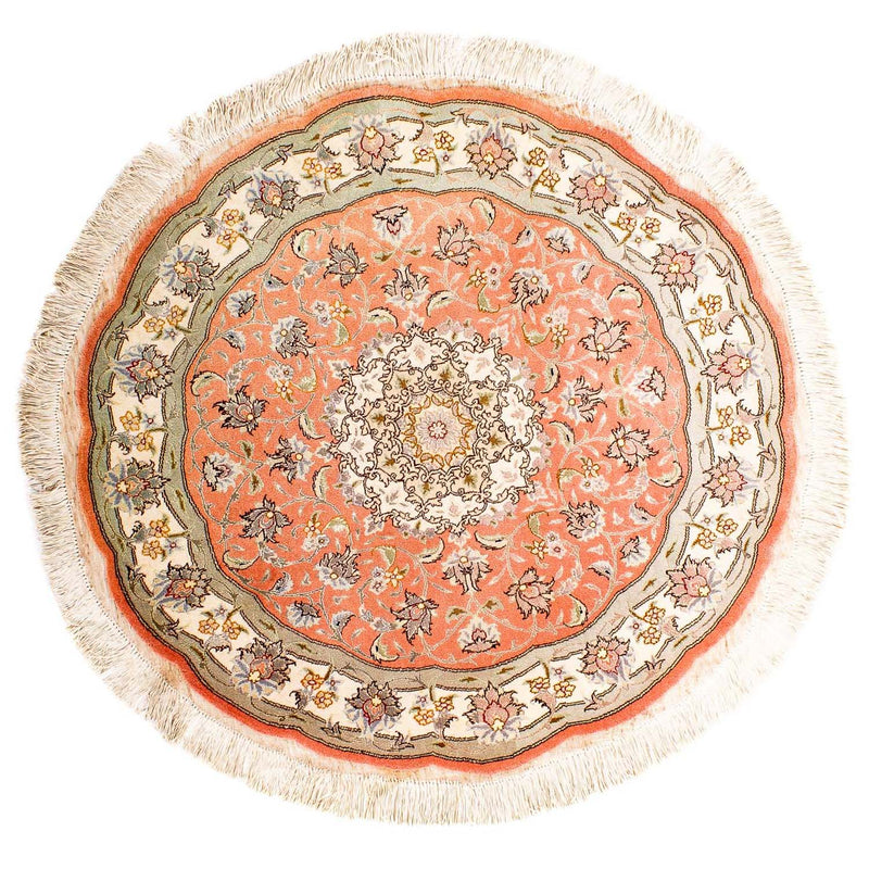 Tabriz - 50 Raj Teppe 102x102cm - Persisk teppe