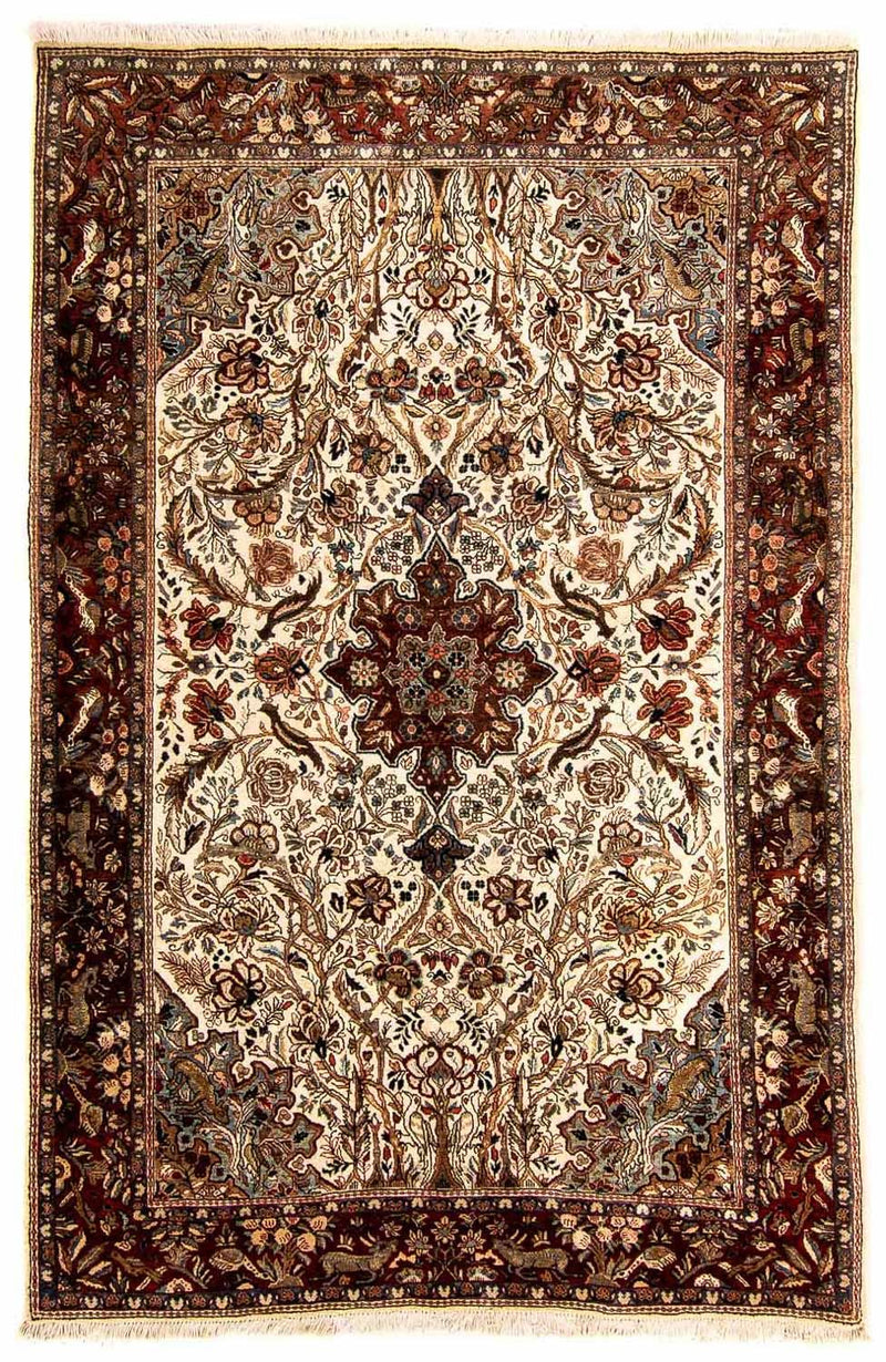 Indo Sarouk Teppe 205x130cm - Orientalsk teppe