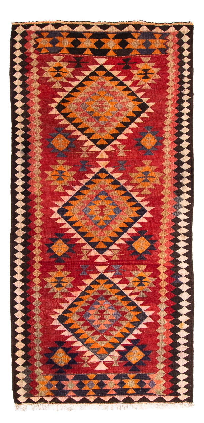 Antikk kilim Teppe 380x135cm