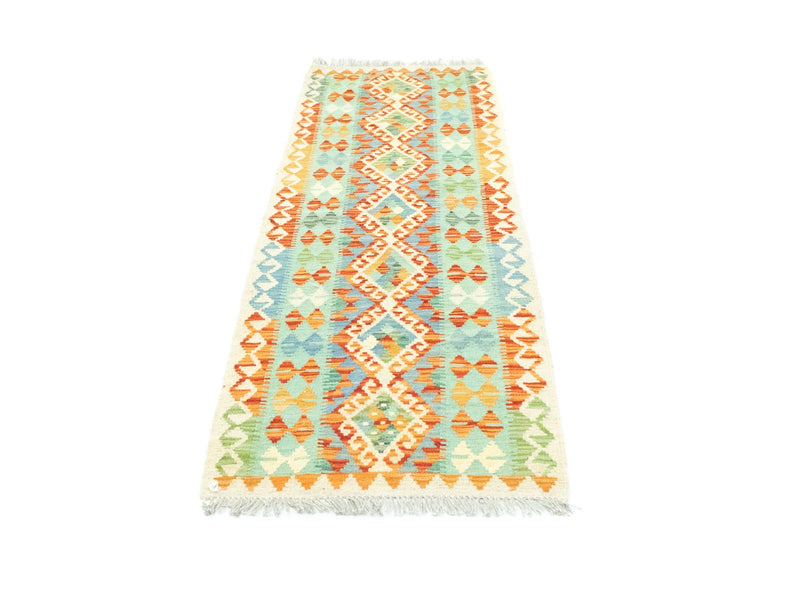 Afghansk kilim Teppe 200x68cm