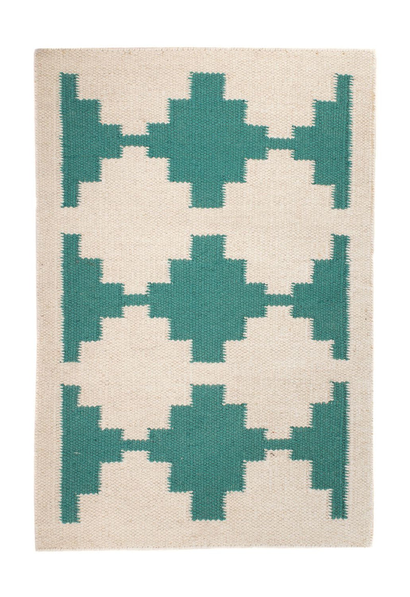 Moderne kilim Teppe 90x60cm - Ullteppe