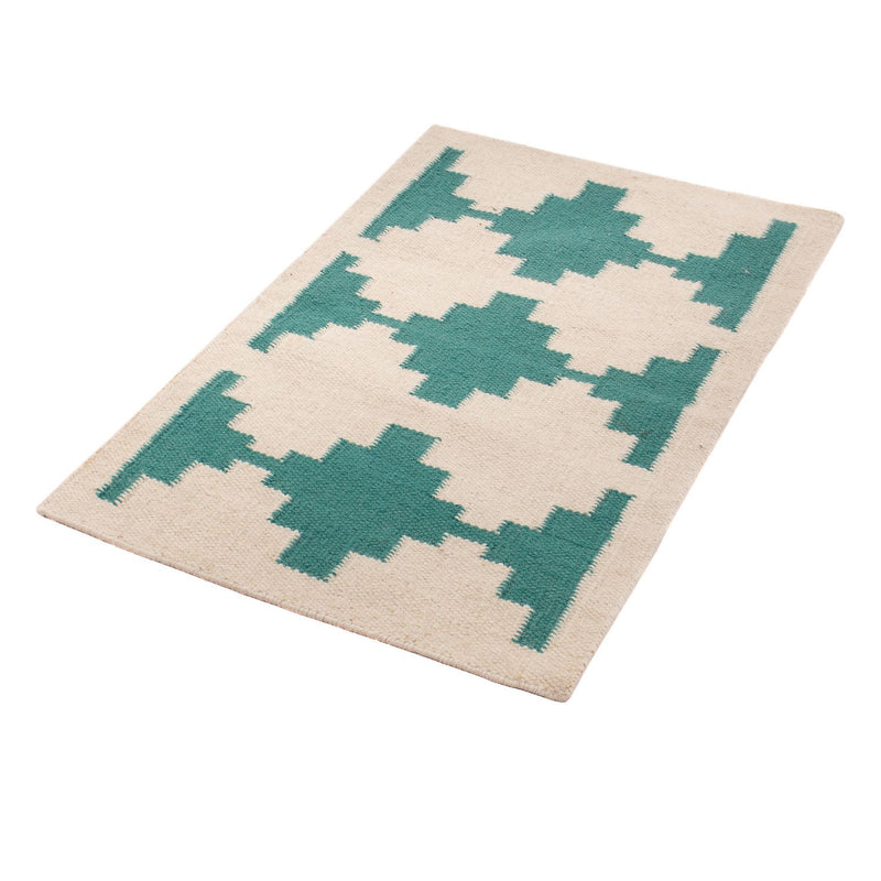 Moderne kilim Teppe 90x60cm - Ullteppe