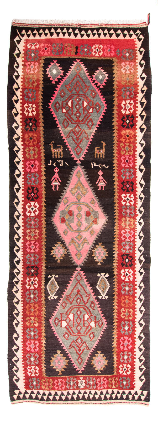 Antikk kilim Teppe 145x360cm