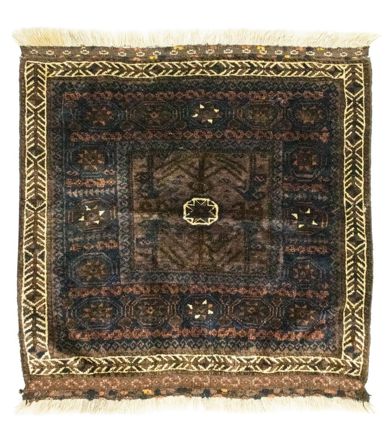 Afghansk teppe 80x80cm - Orientalsk teppe