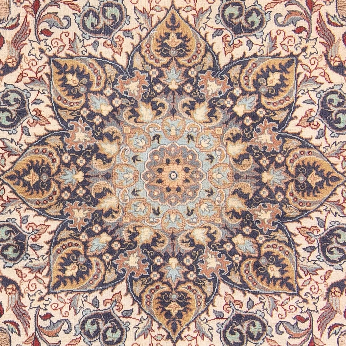 Indo Sarouk Teppe 140x223cm - Orientalsk teppe