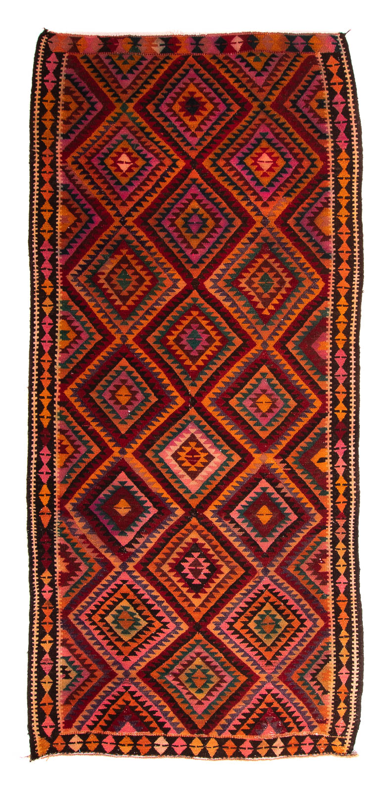 Antikk kilim Teppe 140x300cm