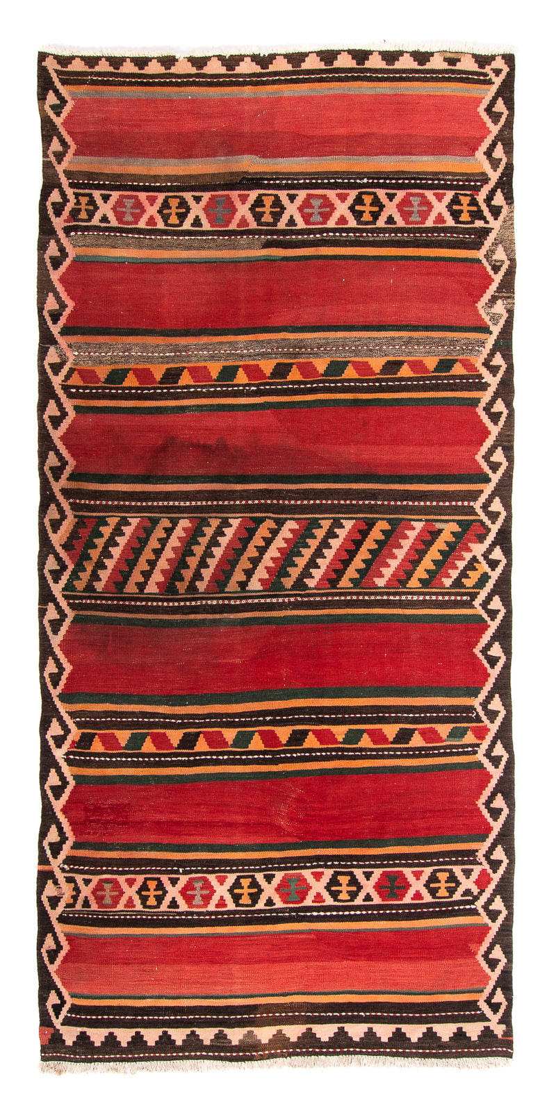 Antikk kilim Teppe 140x285cm