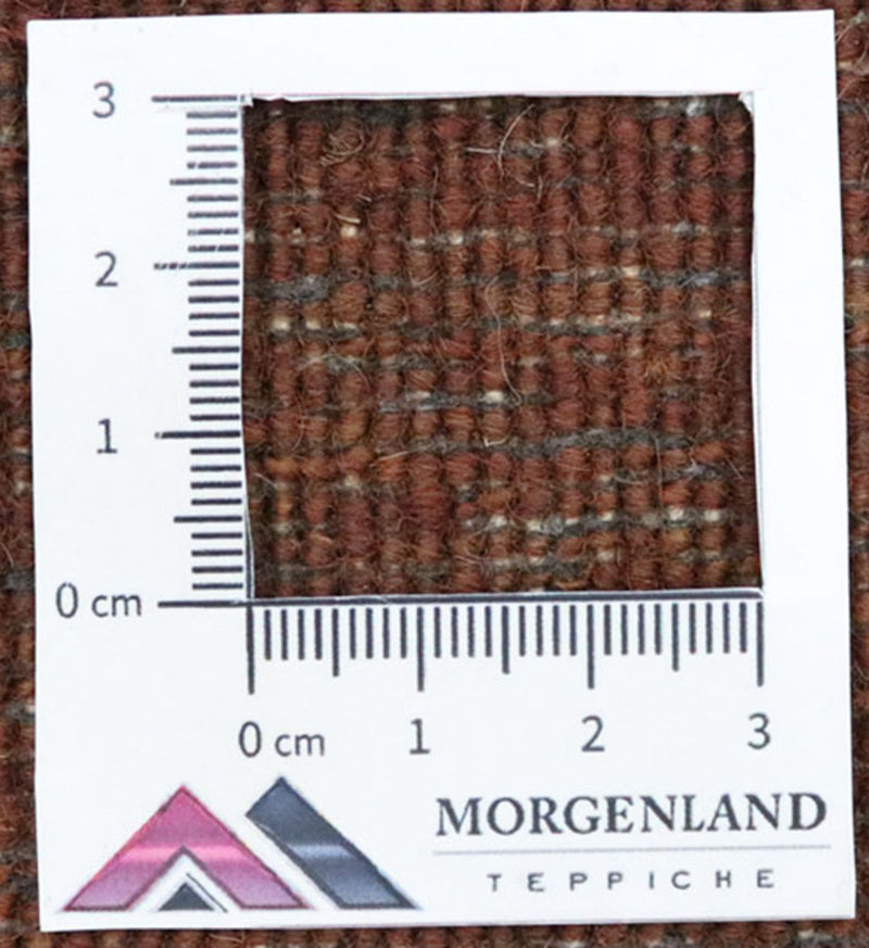 Løper Gabbeh teppe - Loribaft persisk teppe - 280 x 81 cm - brun