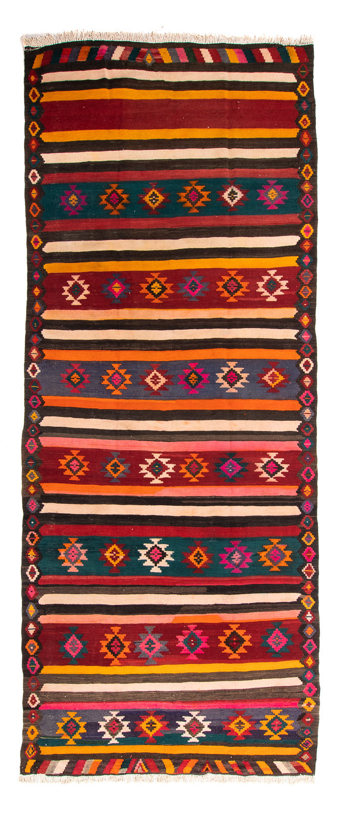 Antikk kilim Teppe 145x330cm