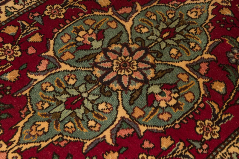 Løper Persisk teppe - Tabriz - 385 x 73 cm - rød