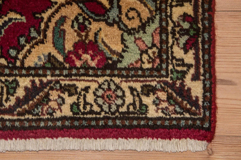 Løper Persisk teppe - Tabriz - 385 x 73 cm - rød
