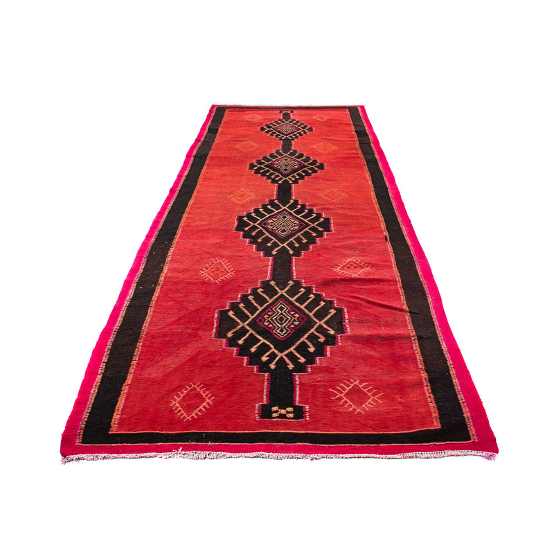 Antikk kilim Teppe 145x390cm