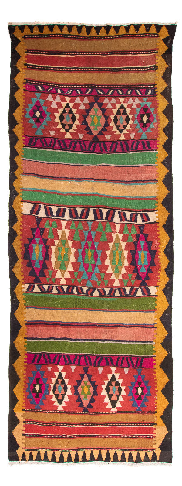 Antikk kilim Teppe 140x355cm