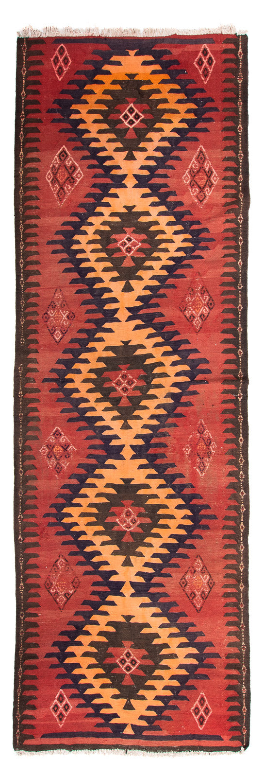 Antikk kilim Teppe 145x395cm