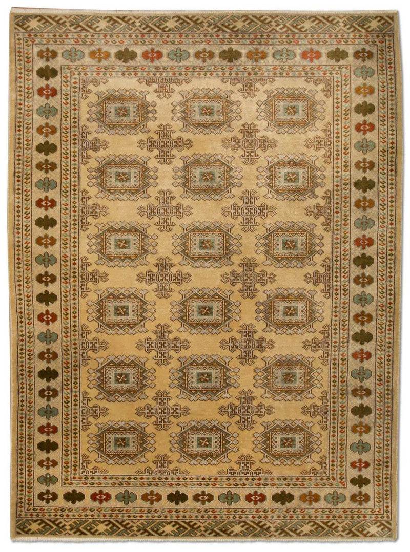Turkaman teppe 126x184cm - Persisk teppe - beige