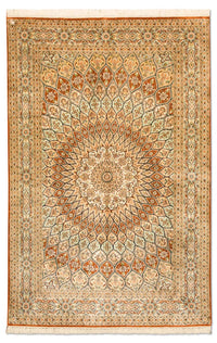Silketeppe - Kashmir silke - 194 x 120 cm - flerfarget – product image