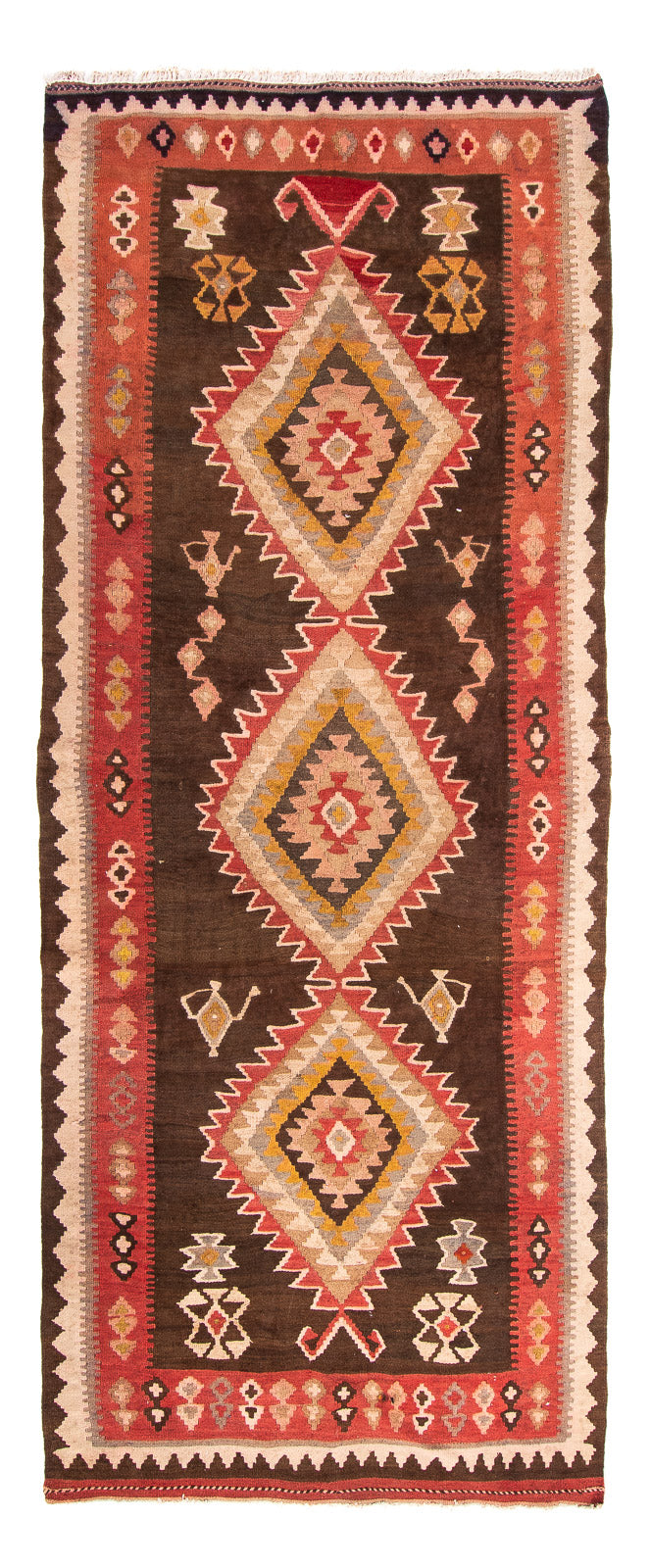 Antikk kilim Teppe 140x310cm