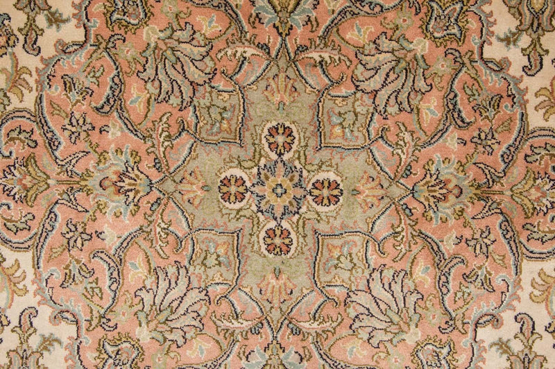 Silketeppe - Kashmir silke - 335 x 243 cm - beige
