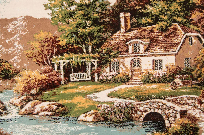 Bild-Teppich 85x60cm - Orientteppich