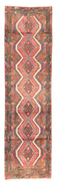Løper Persisk teppe - Nomadisk - 302 x 77 cm - rød
