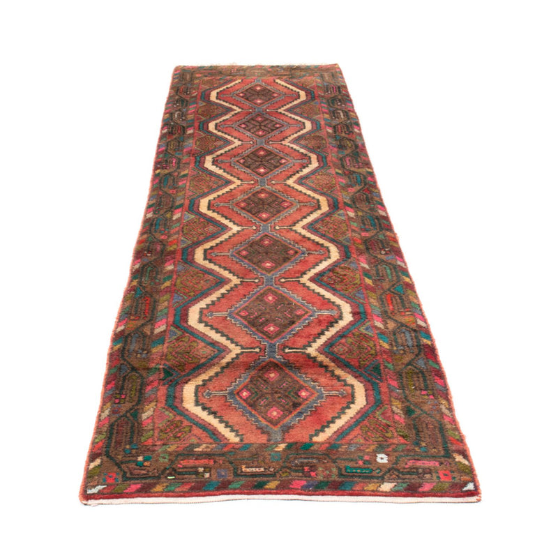 Løper Persisk teppe - Nomadisk - 302 x 77 cm - rød