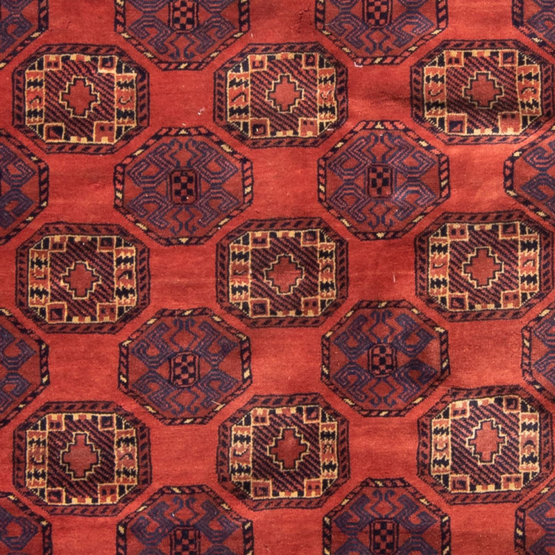 Turkaman teppe - 200 x 148 cm - rød