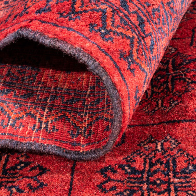 Turkaman teppe - 305 x 202 cm - rød