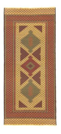 Løper Kelimteppe - Orientalsk - 188 x 85 cm - oransje – product image