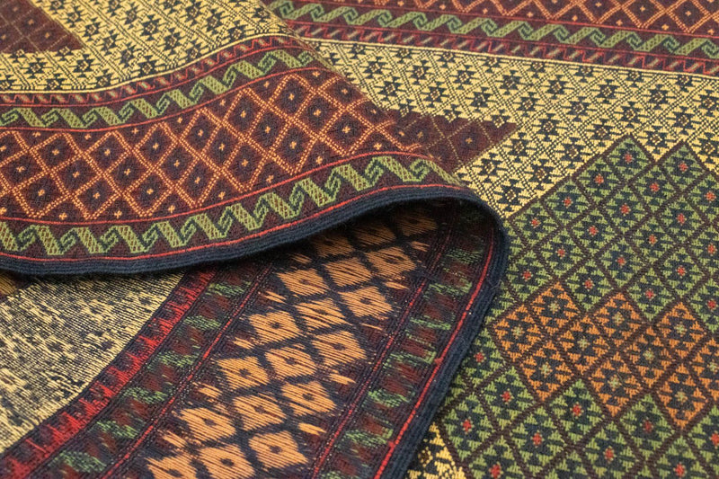Løper Kelimteppe - Orientalsk - 188 x 85 cm - oransje