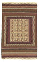 Afghansk kilim Teppe 196x123cm