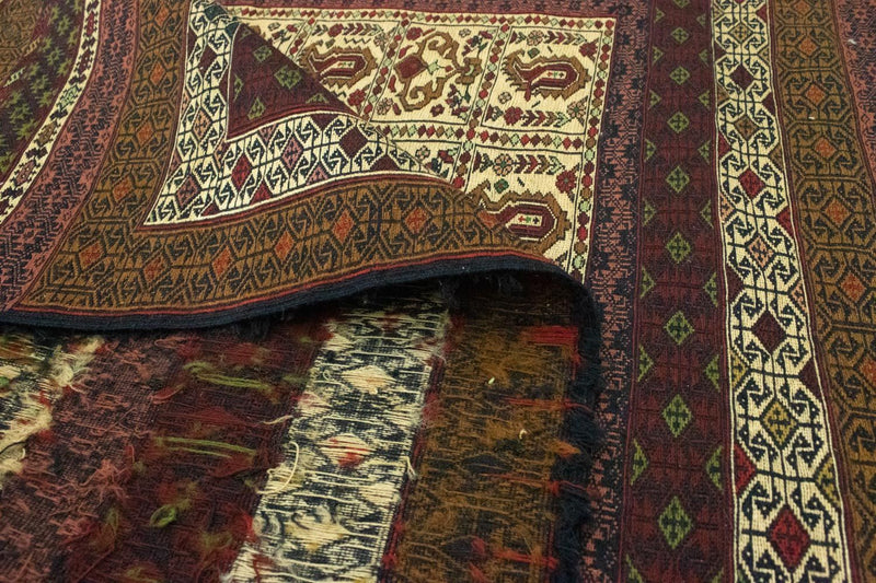 Afghansk kilim Teppe 196x123cm
