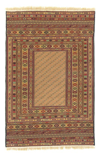 Kelimteppe - Orientalsk - 189 x 130 cm - brun – product image