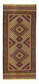 Løper Kelimteppe - Orientalsk - 198 x 78 cm - flerfarget