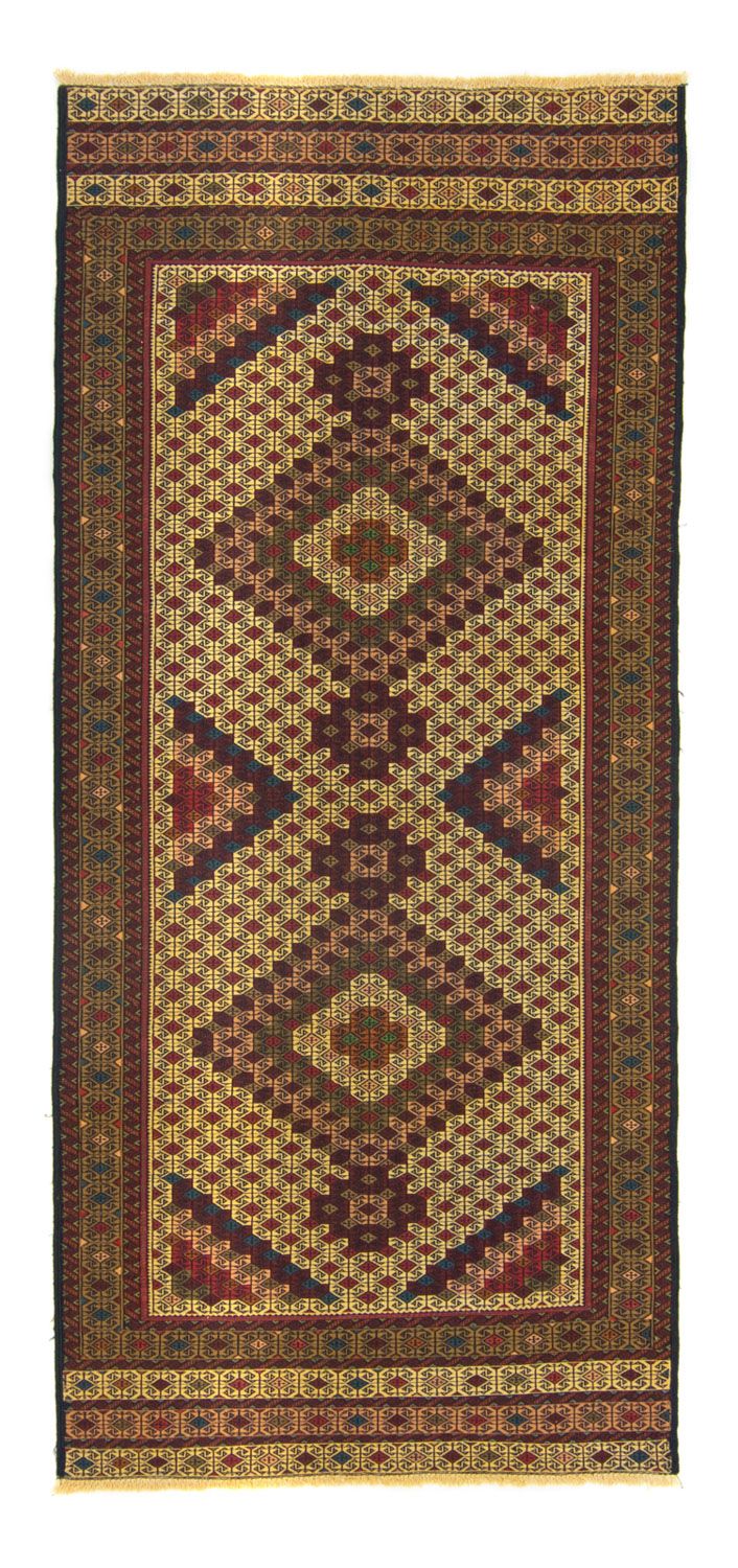 Løper Kelimteppe - Orientalsk - 198 x 78 cm - flerfarget