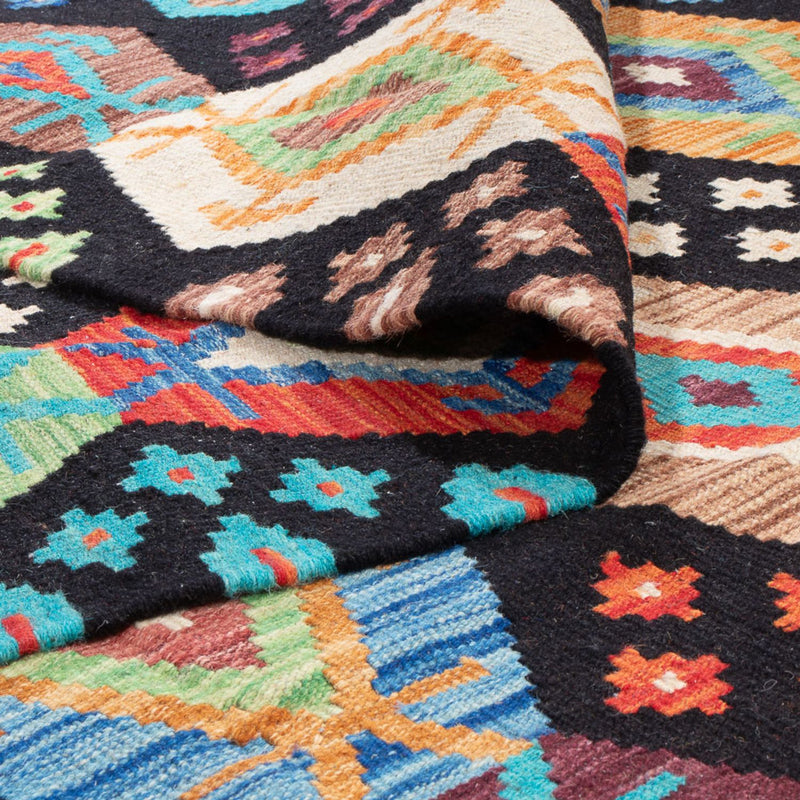 Kelimteppe - Orientalsk - 262 x 179 cm - flerfarget