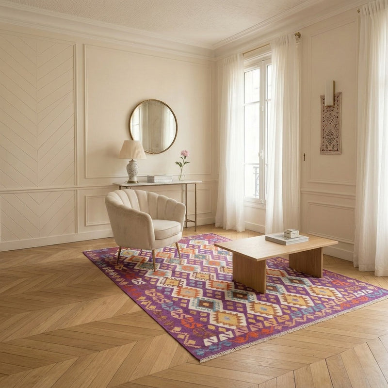 Kilim Maimana Teppe 256x178cm - Ullteppe