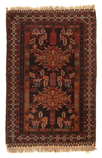 Afghansk teppe 189x127cm - Orientalsk teppe – product image