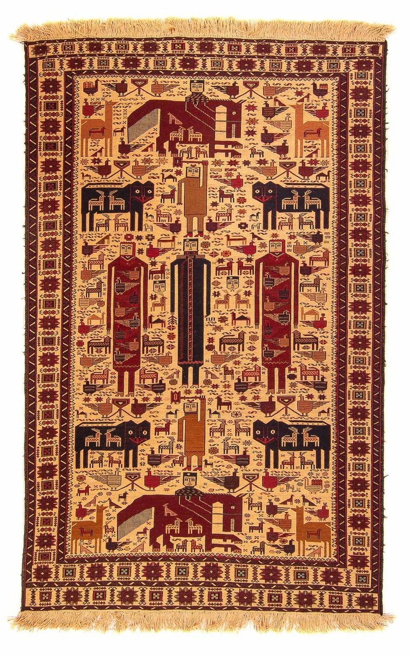 Afghansk kilim Teppe 124x194cm