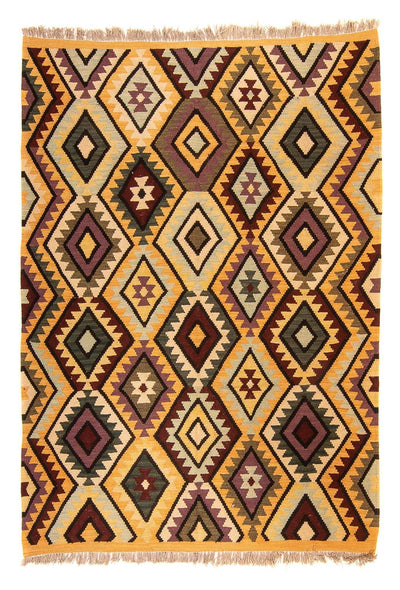 Kilim Maimana Teppe 154x193cm - Ullteppe