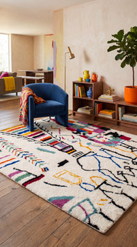 Ullteppe - ColorfulMarrakesh - rektangulær